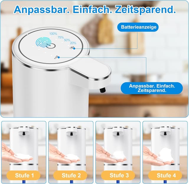 Detalle 2 de Fantictas Seifenspender Wandbefestigung 380 ml