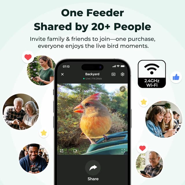 Thumbnail 4 de Beako Smart Bird Feeder 4K Camera