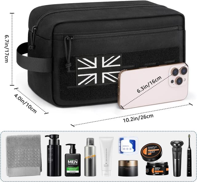 Thumbnail 4 de ETRONIK Tactical Travel Toiletry Bag for Men