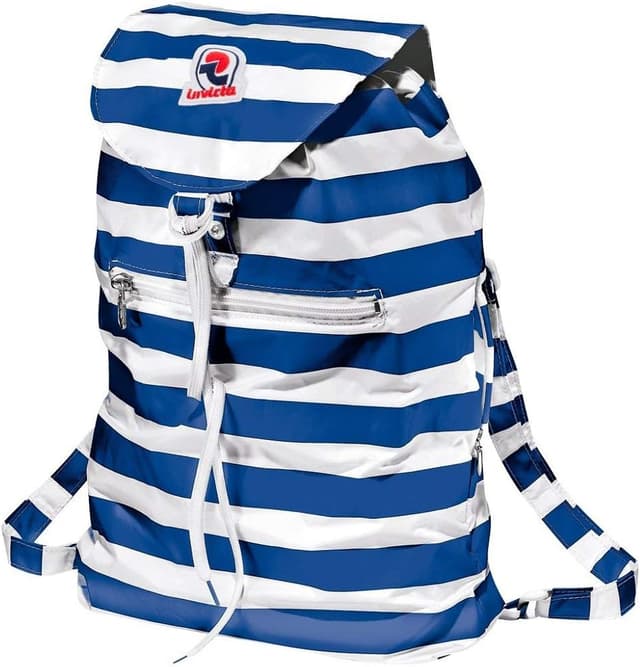 Detalle de INVICTA Zaino MINISAC NEXT richiudibile e tascabile a righe – 8 L, per viaggio e tempo libero