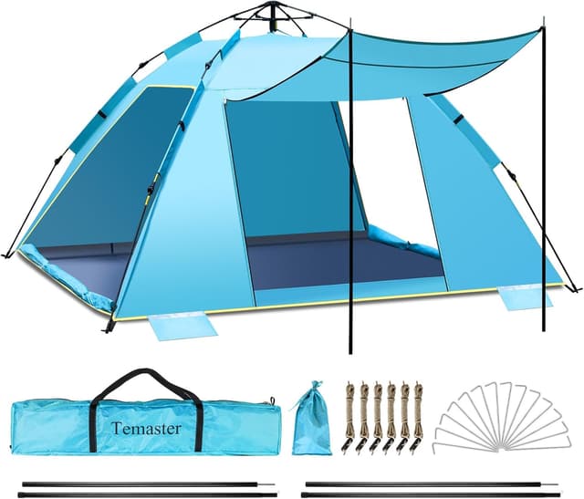 Detalle de Temaster 4-5 Person beach tent UPF 50+
