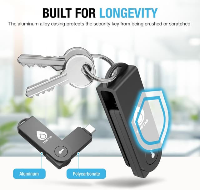 Detalle 2 de Thetis Thetis Pro-C Clé sécurité FIDO2 2FA