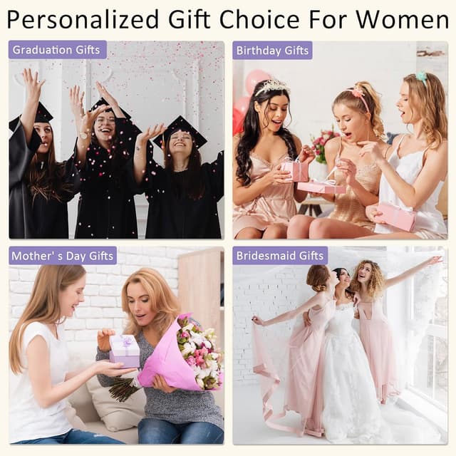 Detalle 2 de CLOUDWINGS Personalized Initial Makeup Bag (Beige) – PU Leather Waterproof Travel Toiletry Bag for Bridesmaids