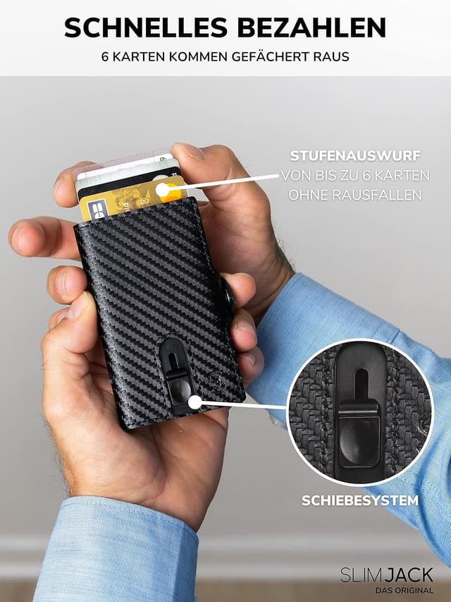 Thumbnail 2 de SLIMJACK Smart Wallet 8 Karten đź‘›