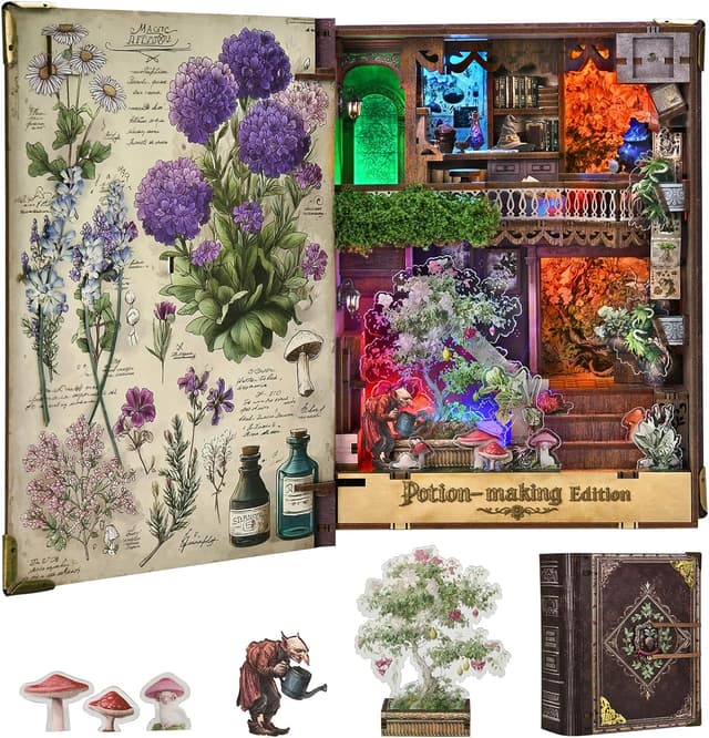 Detalle de MiniCity Magic Book Nook with Lights