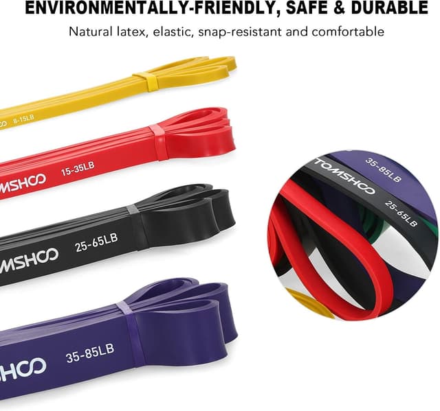 Thumbnail 3 de TOMSHOO Fitnessband Elastisch 4 Stufen