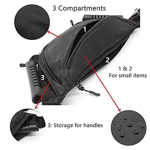 Detalle de JIVIMOCO Adjustable Rear Seat Grab Handle Bag