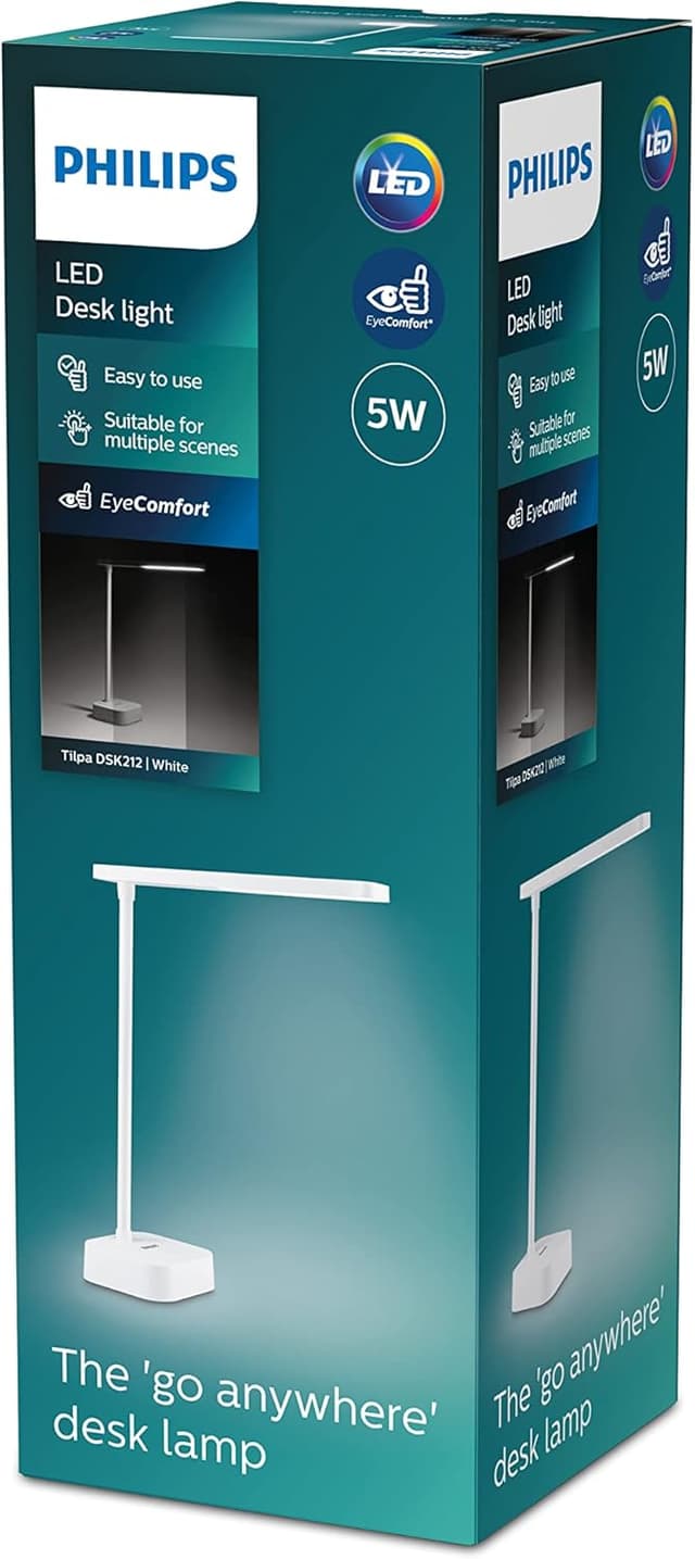 Detalle 2 de Philips Tilpa Flexo LED 5W 5000K con Carga USB