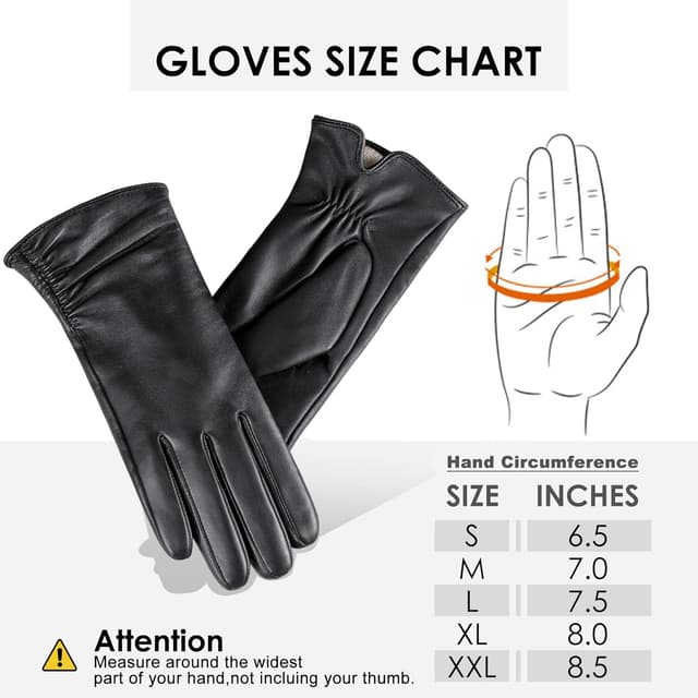 Thumbnail 5 de Dsane Leather Touchscreen Gloves 6.5-8.5