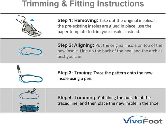 Thumbnail 6 de VivoFoot Memory Foam Insoles UK 7-10