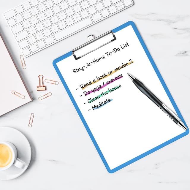 Thumbnail 5 de XHDA Plastic Clipboard A4 Pack of 6