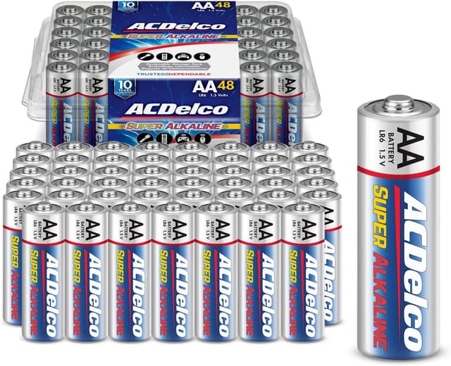 Imagen de ACDelco Double AA 48-count Alkaline Batteries en OfertitasTOP