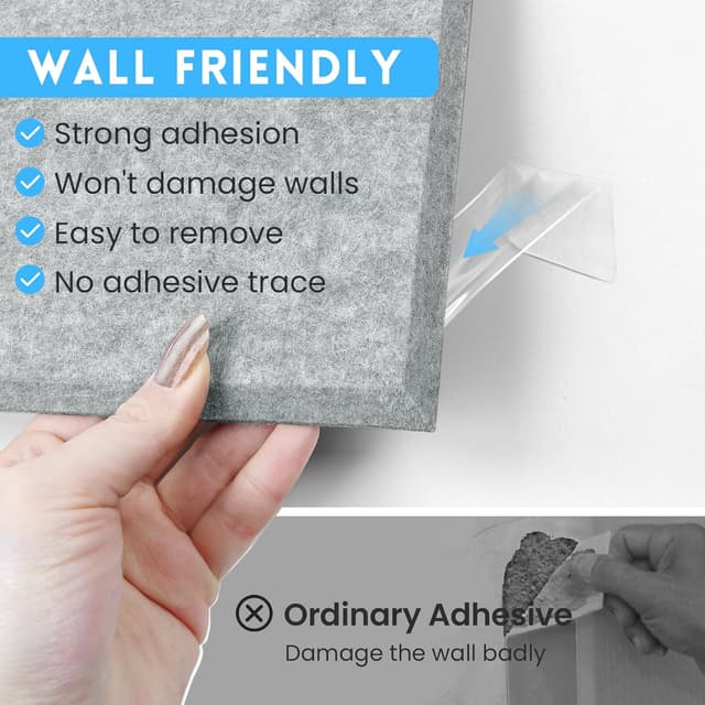 Detalle 2 de Large Cork Bulletin Board 48x36 Light Blue