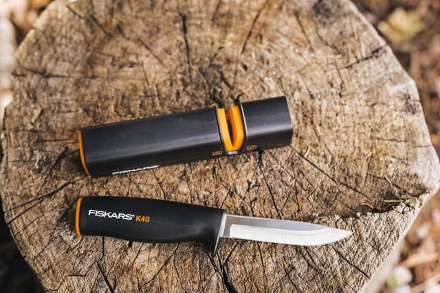 Detalle 1 de Fiskars Coltello K40 da giardino, 22,5 cm