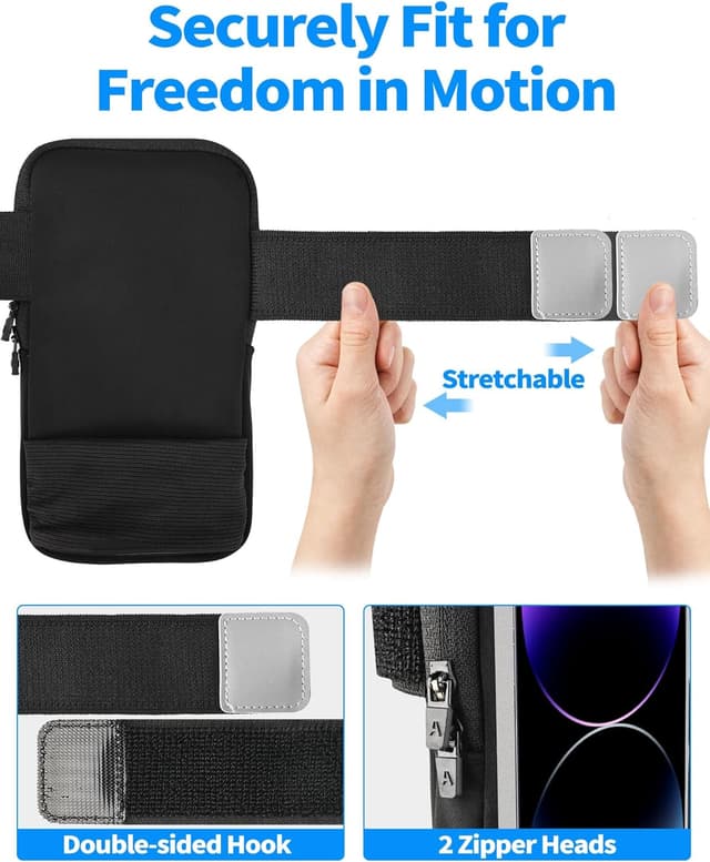 Thumbnail 5 de Razobws Porta telefono da braccio regolabile per corsa fino a 6,9"