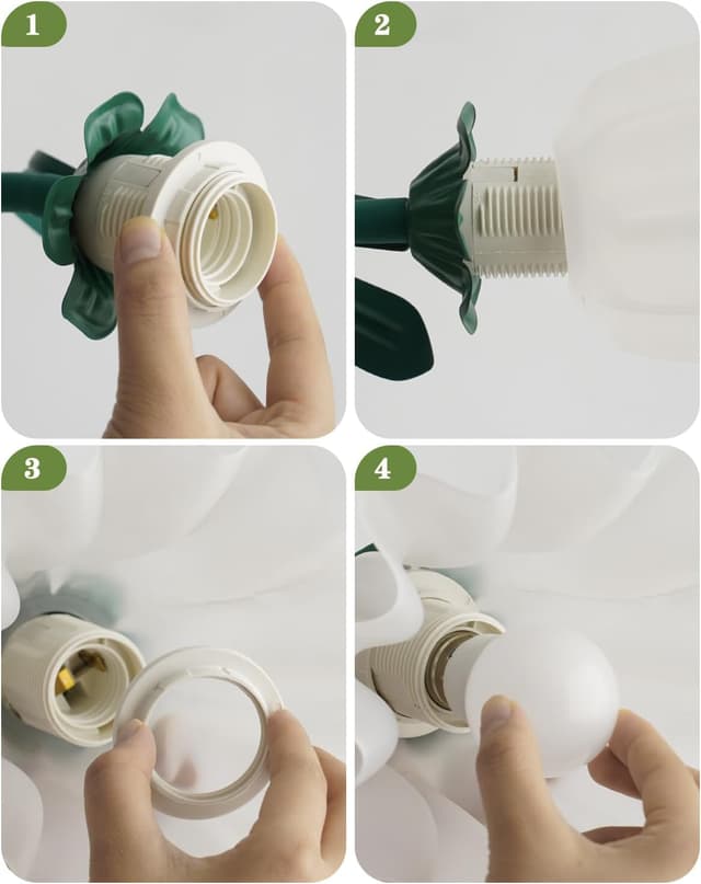 Thumbnail 5 de WERFOP Floral Table Lamp 3-Mode