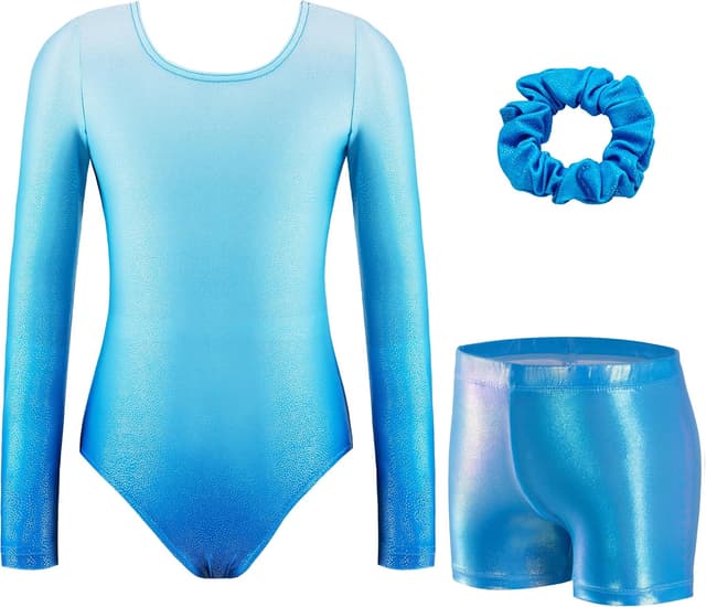 Thumbnail 6 de Arshiner Justaucorps fille pailleté, 3 pièces