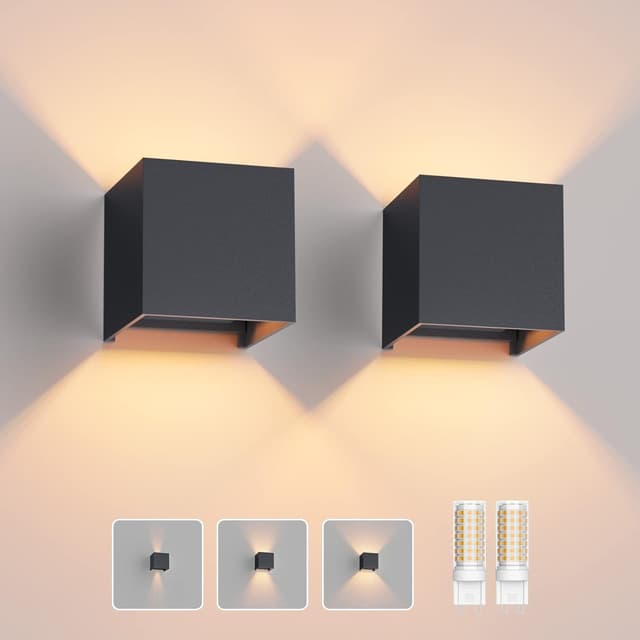 Detalle de Klighten LED Wandleuchte 2er Set