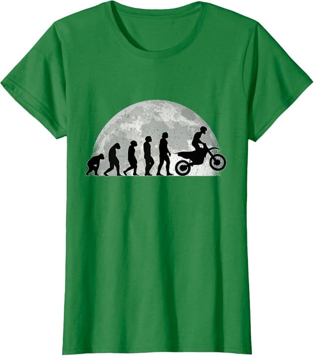Thumbnail 3 de Motocross Évolution Lune Moto T‑Shirt