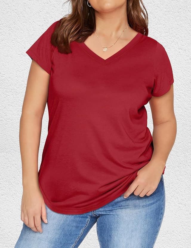 Thumbnail 4 de Florboom Damen T-Shirt V-Ausschnitt