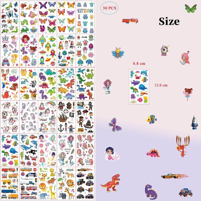 Thumbnail 2 de Fhlbestyu 350+ Tatouage Enfant Licorne