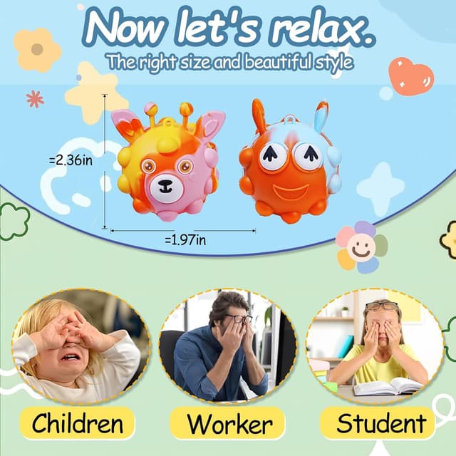 Thumbnail 2 de 48-Pack Pop Fidget Toys Bulk