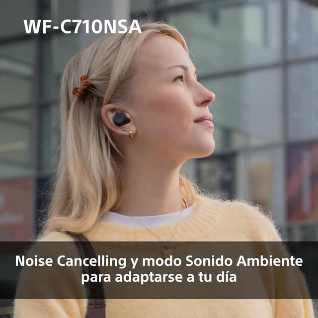 Detalle de Sony WF-C710NSA Auriculares Inalámbricos con Cancelación de Ruido