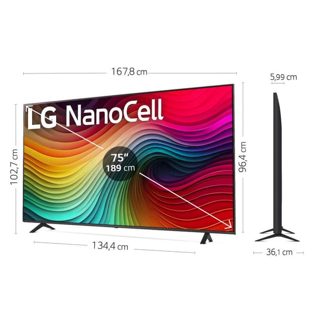Thumbnail 3 de LG 75NANO82T6B TV NanoCell 75" 4K UltraHD Smart 📺
