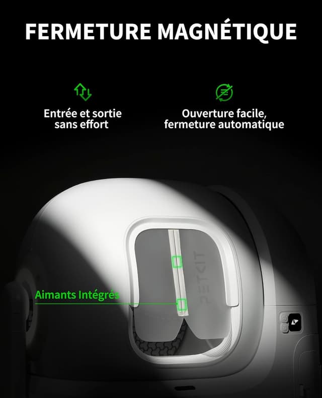 Thumbnail 2 de PETKIT Rideau Magnétique 2.0 anti-poussière pour litière