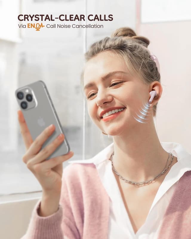 Thumbnail 4 de KOOGMOON Cuffie Bluetooth 5.3 Rosa