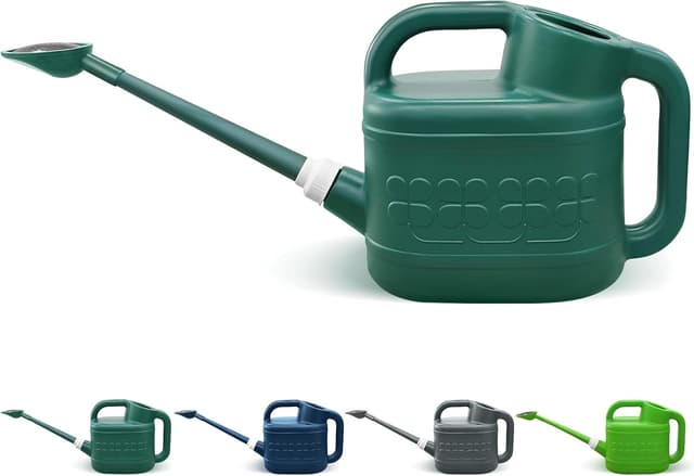 Detalle de 2 Gallon Plastic Watering Can with Removable Long Spout & Stainless Steel Shower Head