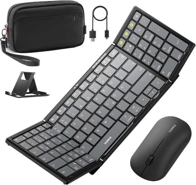 Detalle de Inateck Nomad N0158 faltbare Tastatur 4–13 Zoll