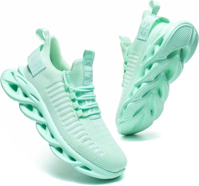 Detalle de GSLMOLN Womens Walking Shoes Mesh Non Slip Sneakers for Gym, Sports, and Casual Wear