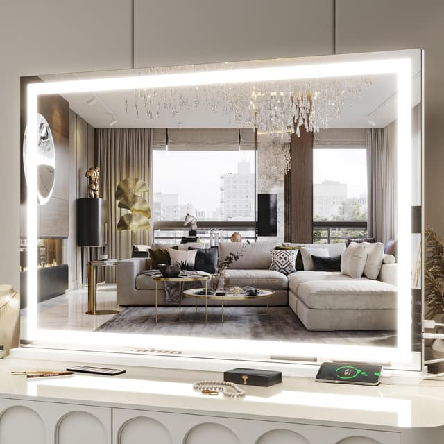 Imagen de FENNIO Large Vanity Mirror 35.5 x 27 en OfertitasTOP