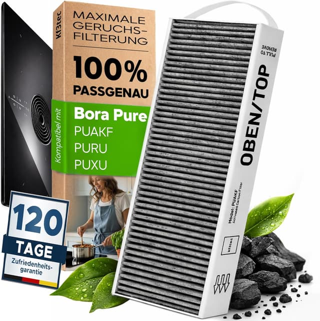 Detalle de Bora Pure PUAKF Aktivkohlefilter 1 Stück