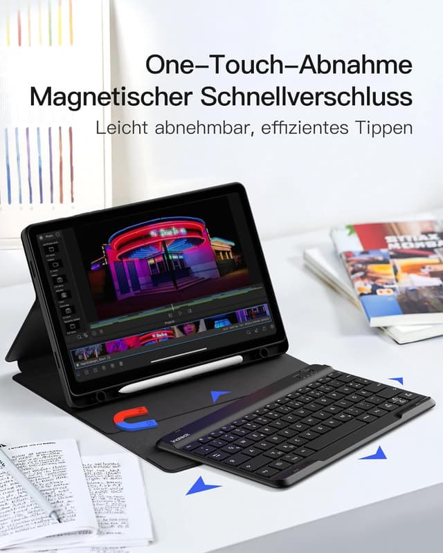 Detalle de Inateck Hülle Tastatur Galaxy Tab A9 Plus 11 Zoll
