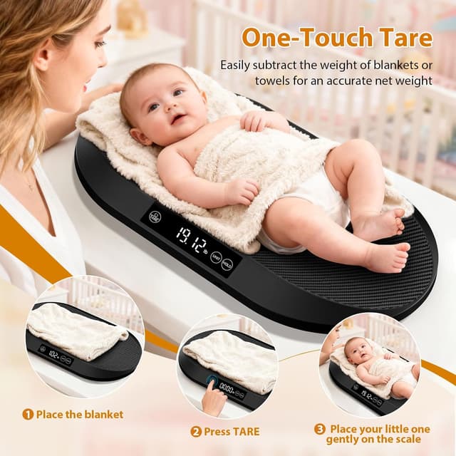 Thumbnail 5 de KUAIVO Babywaage 40 kg, 5 g Genauigkeit