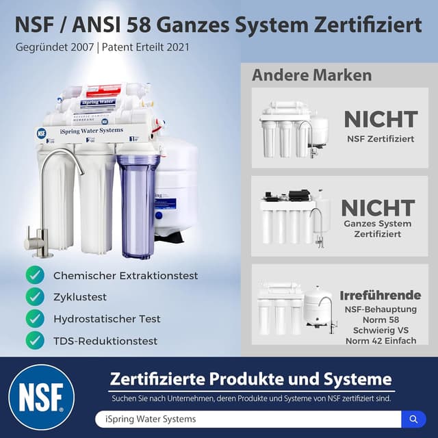 Detalle 1 de iSpring RCC7AK Umkehrosmose 75 GPD