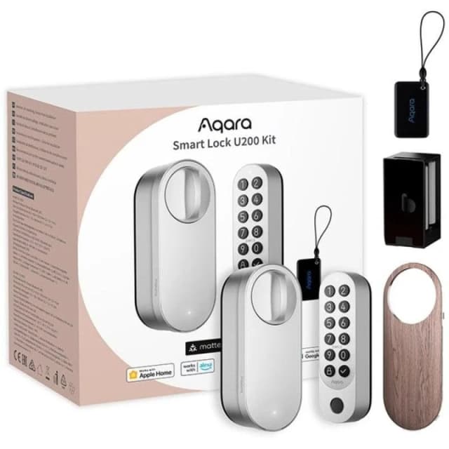 Thumbnail 2 de Aqara Smart Lock U200 Kit Cerradura Inteligente Matter, plata 🔒