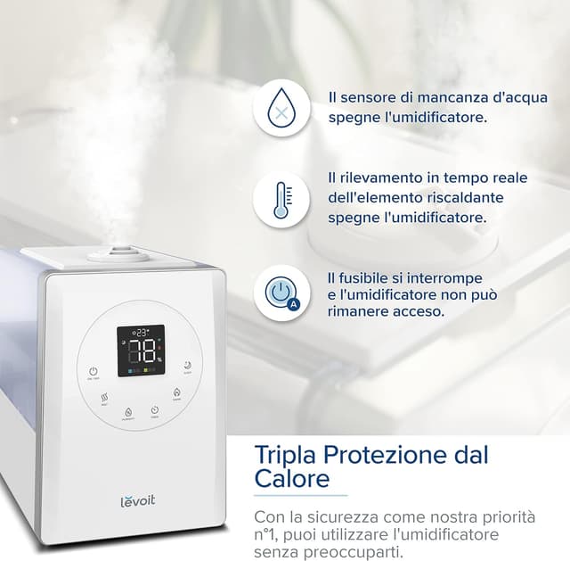 Detalle de LEVOIT LV600S umidificatore 6L Smart