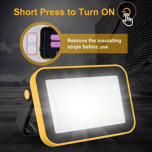 Thumbnail 4 de NATPOW LED Work Light 2-Pack 5‑Mode
