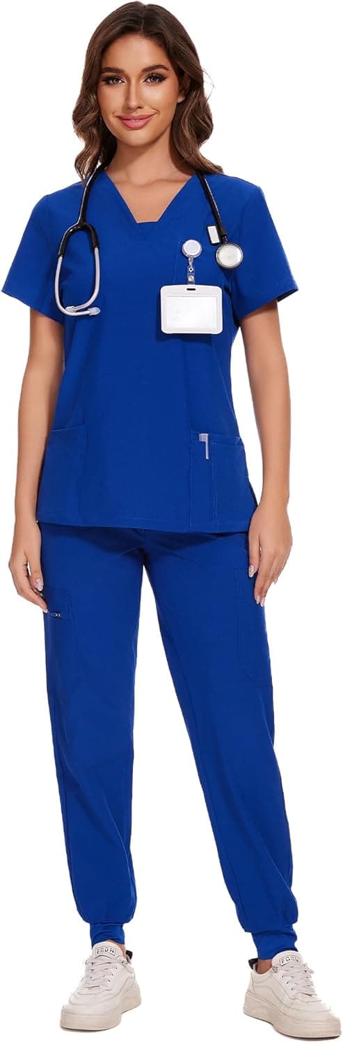 Imagen de COZYFIT Scrubs Set 10 Pockets en OfertitasTOP
