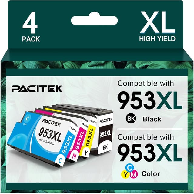Detalle de PACITEK 953XL Druckerpatronen Multipack 4er-Pack