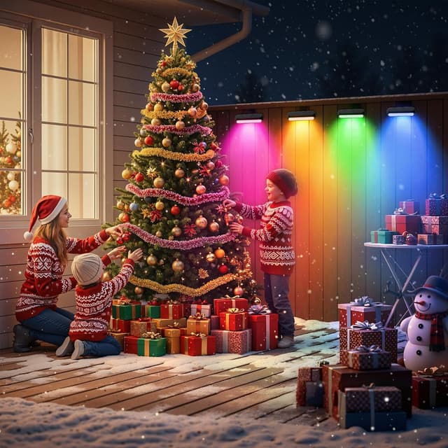 Thumbnail 1 de GEARLITE Solar Lights Outdoor Garden 4 Pack