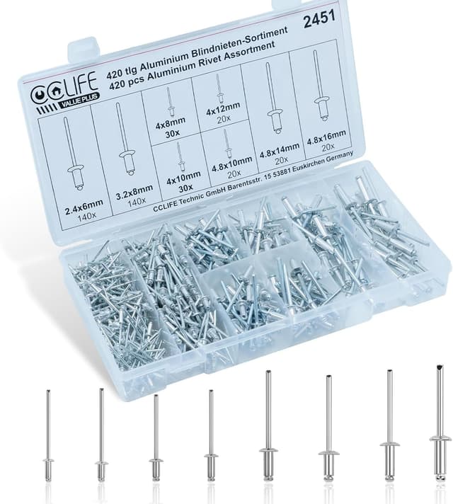 Thumbnail 2 de CCLIFE 420 rivetti ciechi alluminio 🛠
