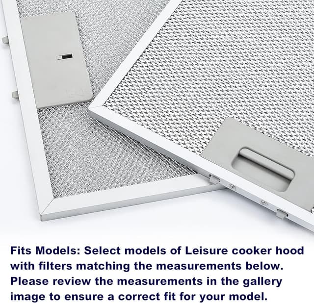 Detalle de Aluminium Fettfilter 320 x 260 mm, 2er-Set