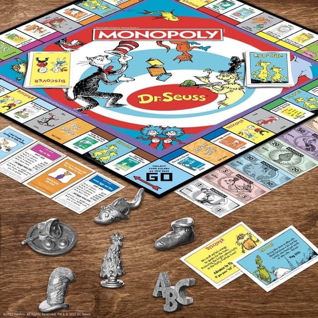 Detalle de Monopoly Dr. Seuss collectible board game 🎲