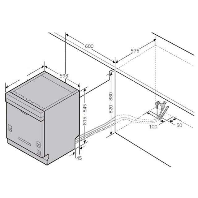 Thumbnail 1 de Samsung DW60A6092FS Lavavajillas 14 servicios, 60 cm