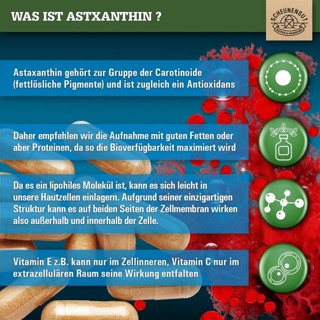 Detalle de SCHEUNENGUT Astaxanthin 12mg