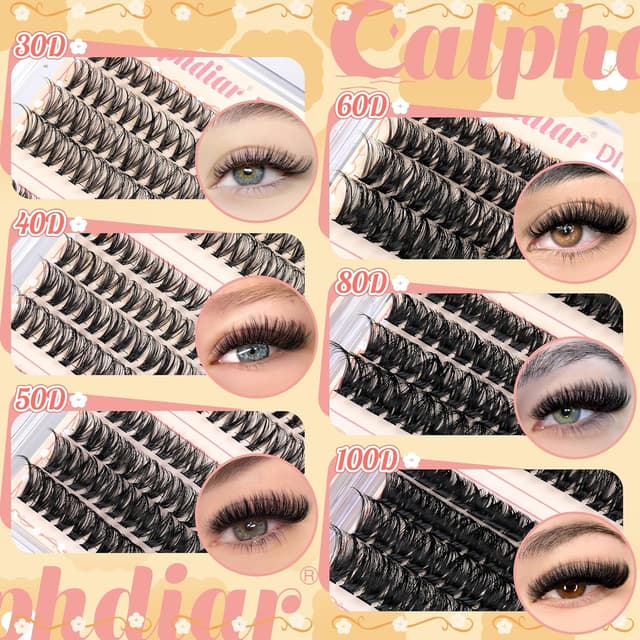 Detalle 2 de Lash Clusters Kit 474pcs Wispy Lashes 💄